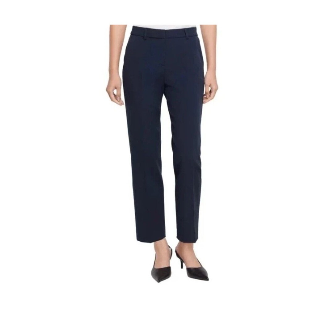 Express Tailored Ankle Pants Black Career Office Stretch Women’s Size 4 - Picture 8 of 9